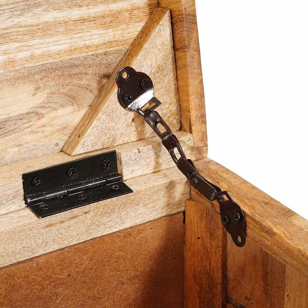 Storage Box with Storage with Lock Solid mango wood