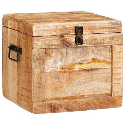 Storage Box with Storage with Lock Solid mango wood