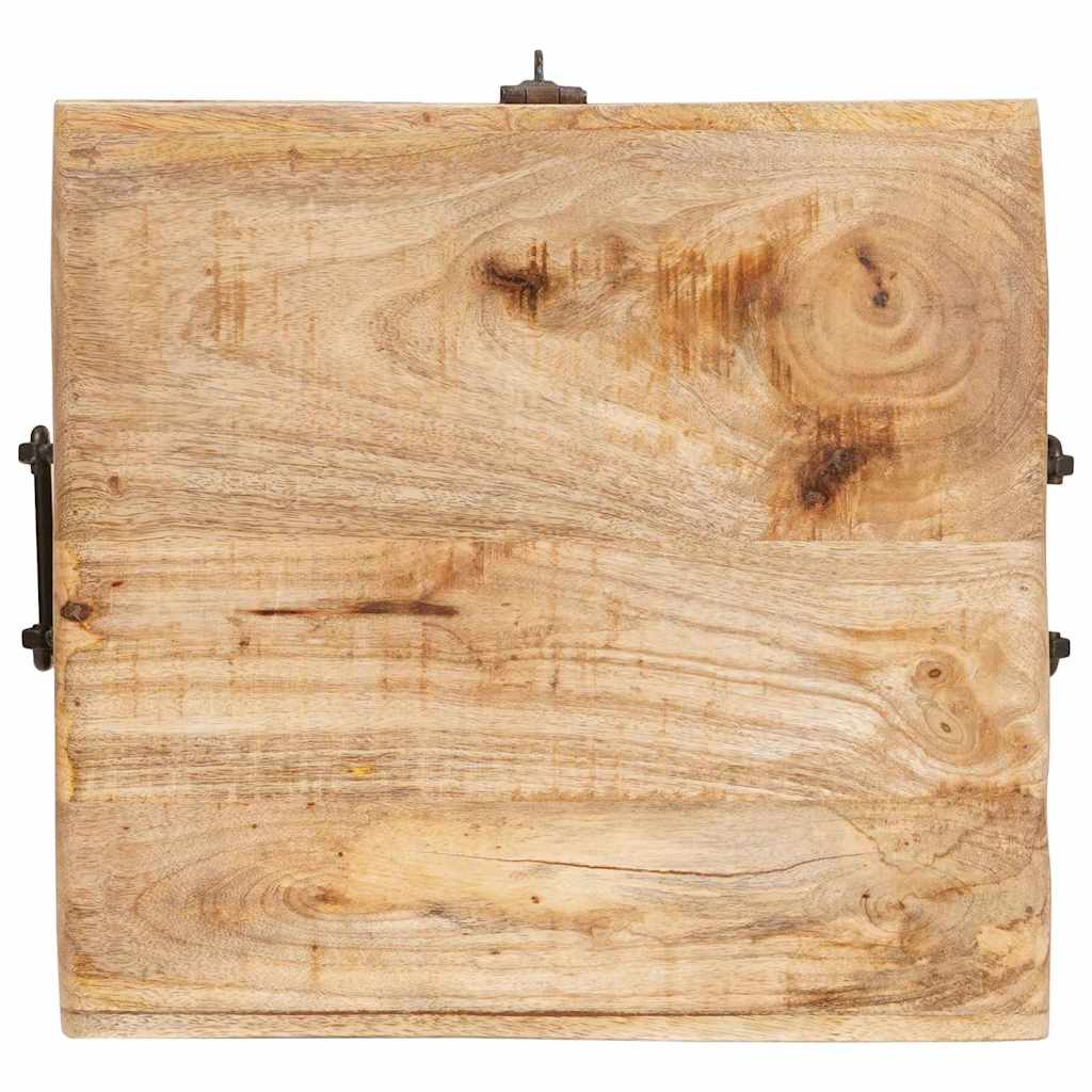 Storage Box with Storage with Lock Solid mango wood