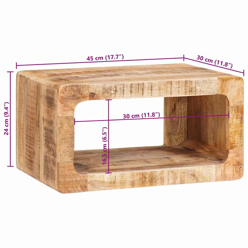 Bedside Tables 45 x 30 x 24 cm Solid mango wood