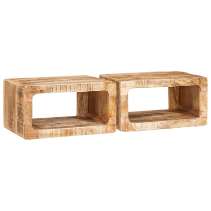Bedside Tables 45 x 30 x 24 cm Solid mango wood