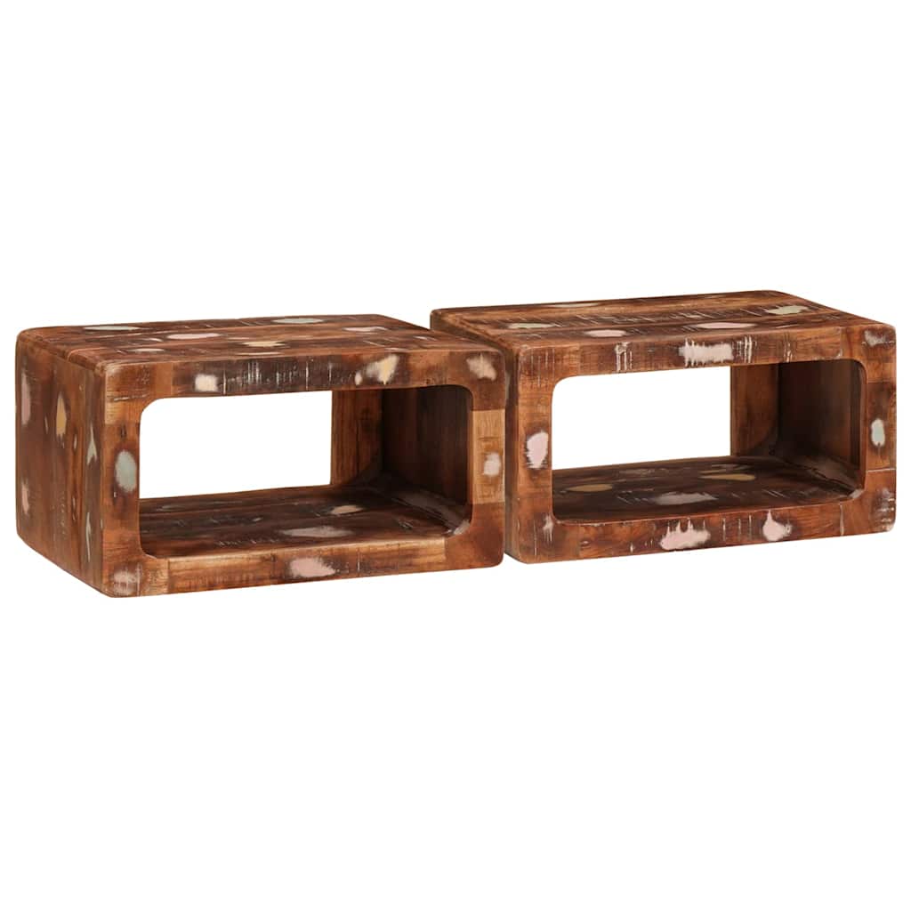 Bedside Tables 45 x 30 x 24 cm Solid reclaimed wood