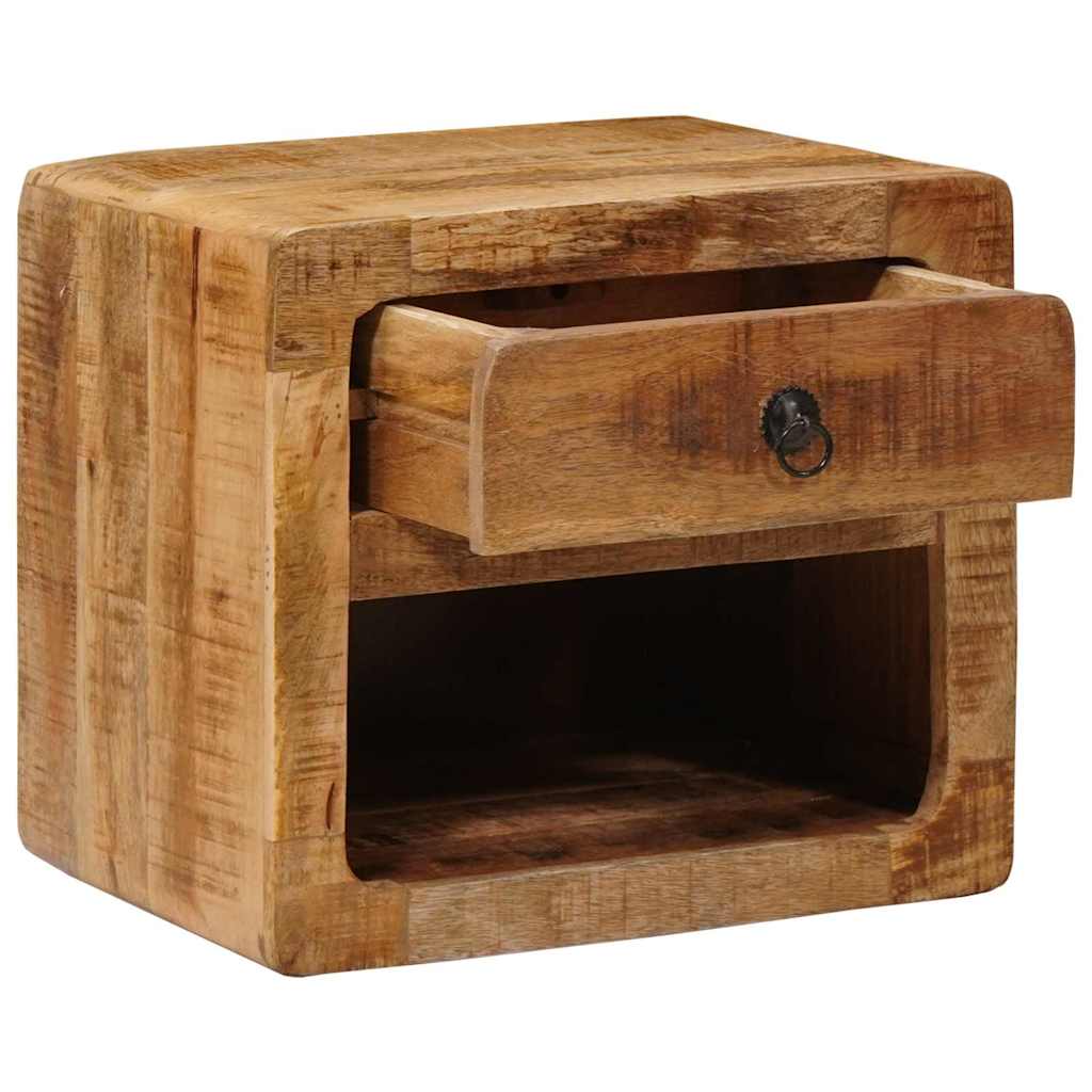 Wall-mounted Bedside Cabinet with Drawer Brown 40 x 30 x 36 cm