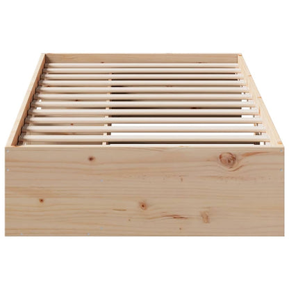 Day Bed without Mattress 90x200 cm Solid Wood Pine