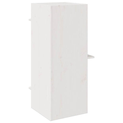 Cat House White 43x43x90 cm Solid Wood Pine