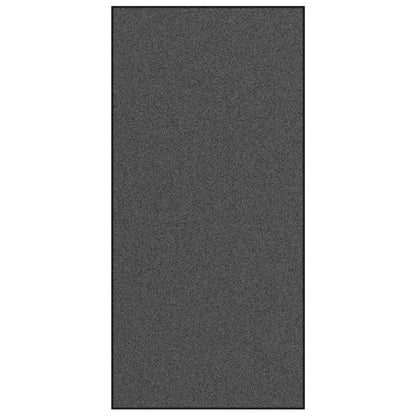 Doormat Anthracite and Black 120 x 250 cm Polyamide and PVC