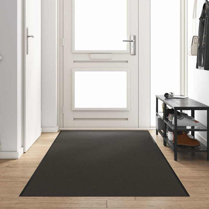 Doormat Anthracite and Black 120 x 350 cm Polyamide and PVC