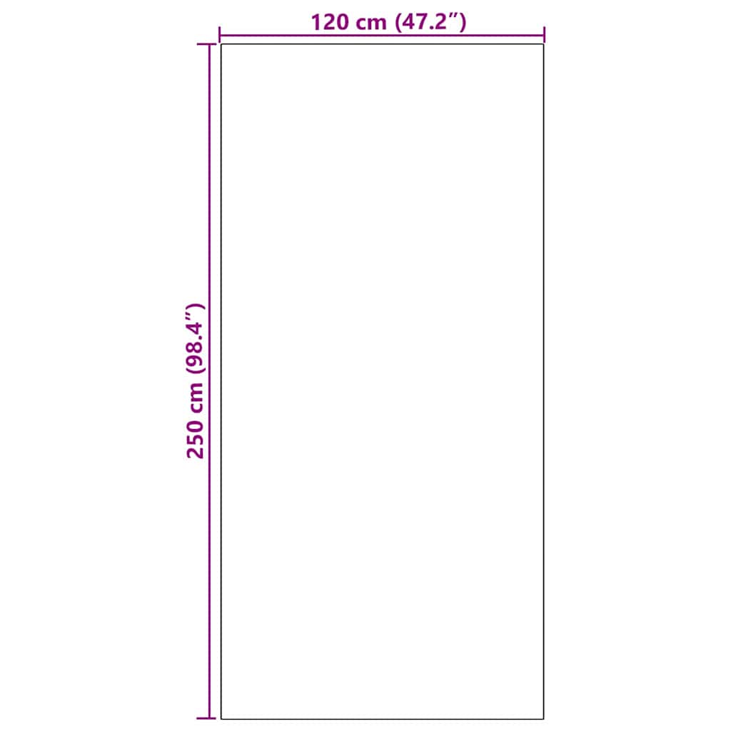 Doormat Other Red and Black 120 x 250 cm Polyamide and PVC