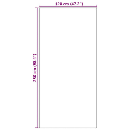 Doormat Other Red and Black 120 x 250 cm Polyamide and PVC