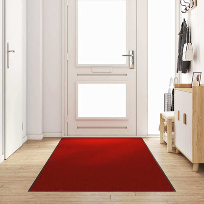 Doormat Other Red and Black 120 x 400 cm Polyamide and PVC