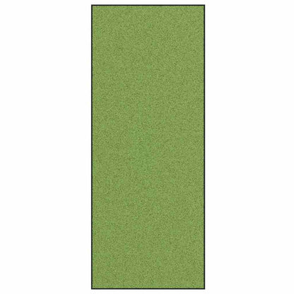 Doormat Other Green and Black 120 x 300 cm Polyamide and PVC