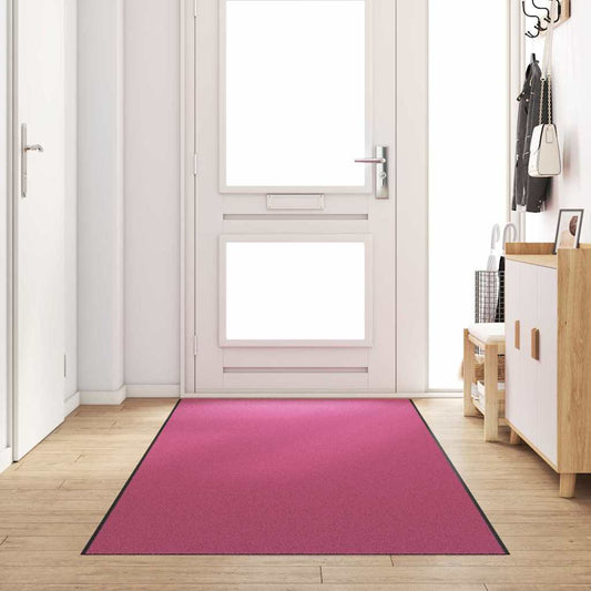 Doormat Other Pink and Black 120 x 350 cm Polyamide and PVC