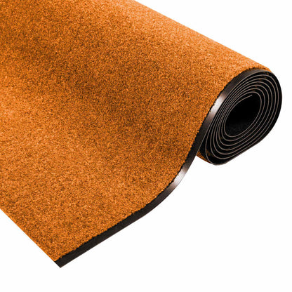 Doormat Other Orange and Black 120 x 400 cm Polyamide and PVC