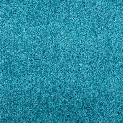 Doormat Other Cyan and Black 120 x 300 cm Polyamide and PVC