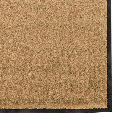Doormat Other Cream and Black 120 x 250 cm Polyamide and PVC