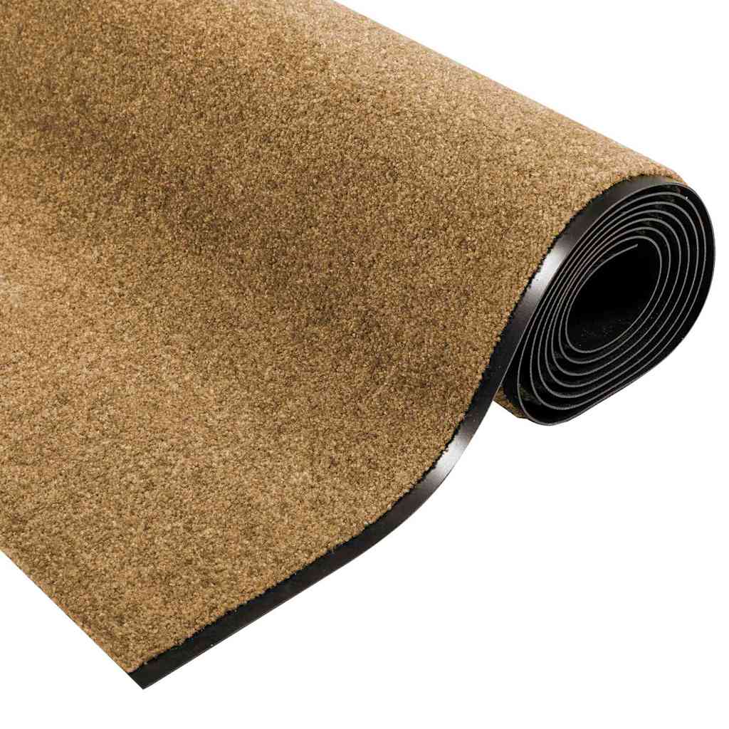 Doormat Other Cream and Black 120 x 350 cm Polyamide and PVC