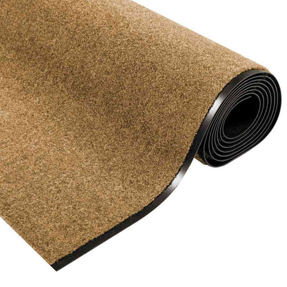 Doormat Other Cream and Black 120 x 350 cm Polyamide and PVC