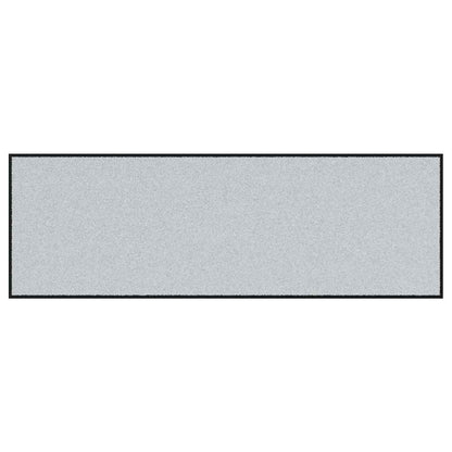 Doormat Grey and Black 60 x 180 cm Polypropylene and vinyl