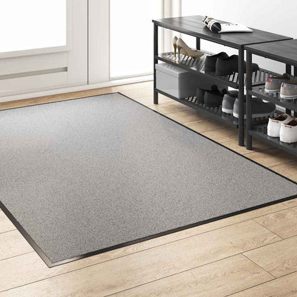 Doormat Grey and Black 120 x 180 cm Polypropylene and vinyl