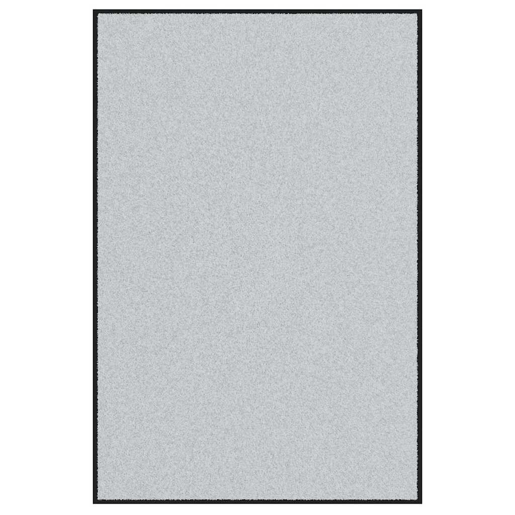 Doormat Grey and Black 120 x 180 cm Polypropylene and vinyl