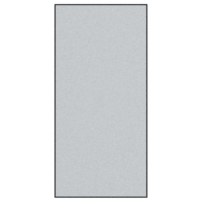 Doormat Grey and Black 120 x 250 cm Polypropylene and vinyl
