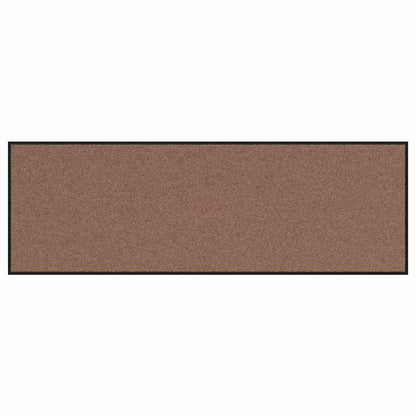 Doormat Brown and Black 60 x 180 cm Polypropylene and vinyl
