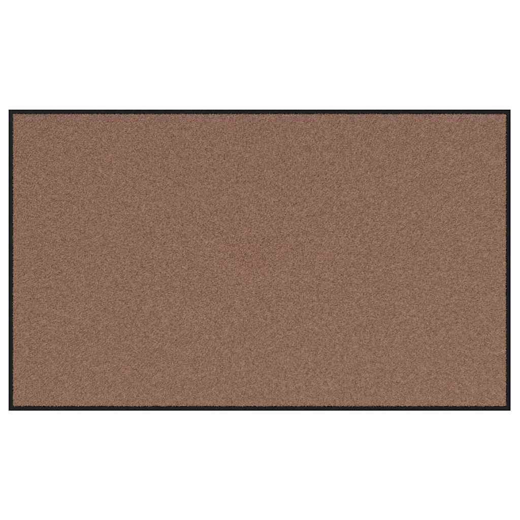 Doormat Brown and Black 90 x 150 cm Polypropylene and vinyl