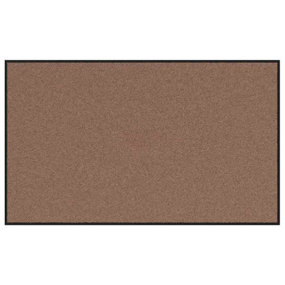 Doormat Brown and Black 90 x 150 cm Polypropylene and vinyl
