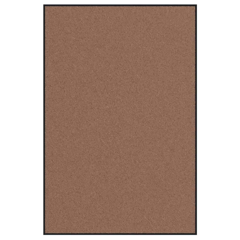 Doormat Brown and Black 120 x 180 cm Polypropylene and vinyl