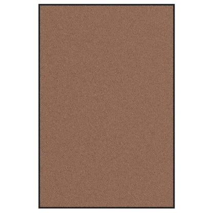 Doormat Brown and Black 120 x 180 cm Polypropylene and vinyl