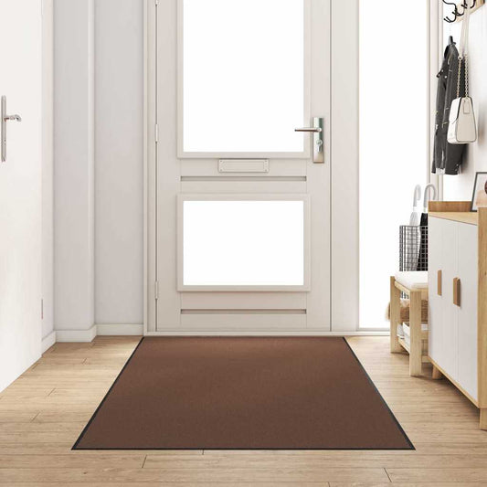 Doormat Brown and Black 120 x 250 cm Polypropylene and vinyl