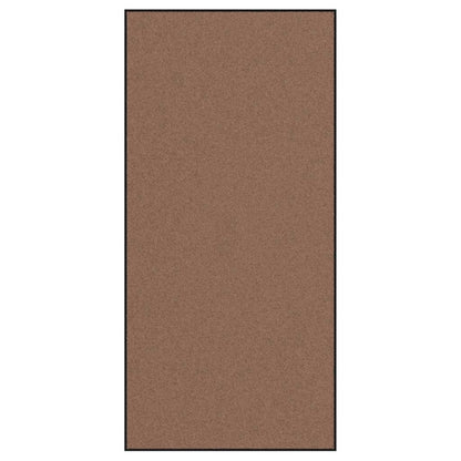 Doormat Brown and Black 120 x 250 cm Polypropylene and vinyl