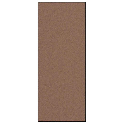 Doormat Brown and Black 120 x 300 cm Polypropylene and vinyl