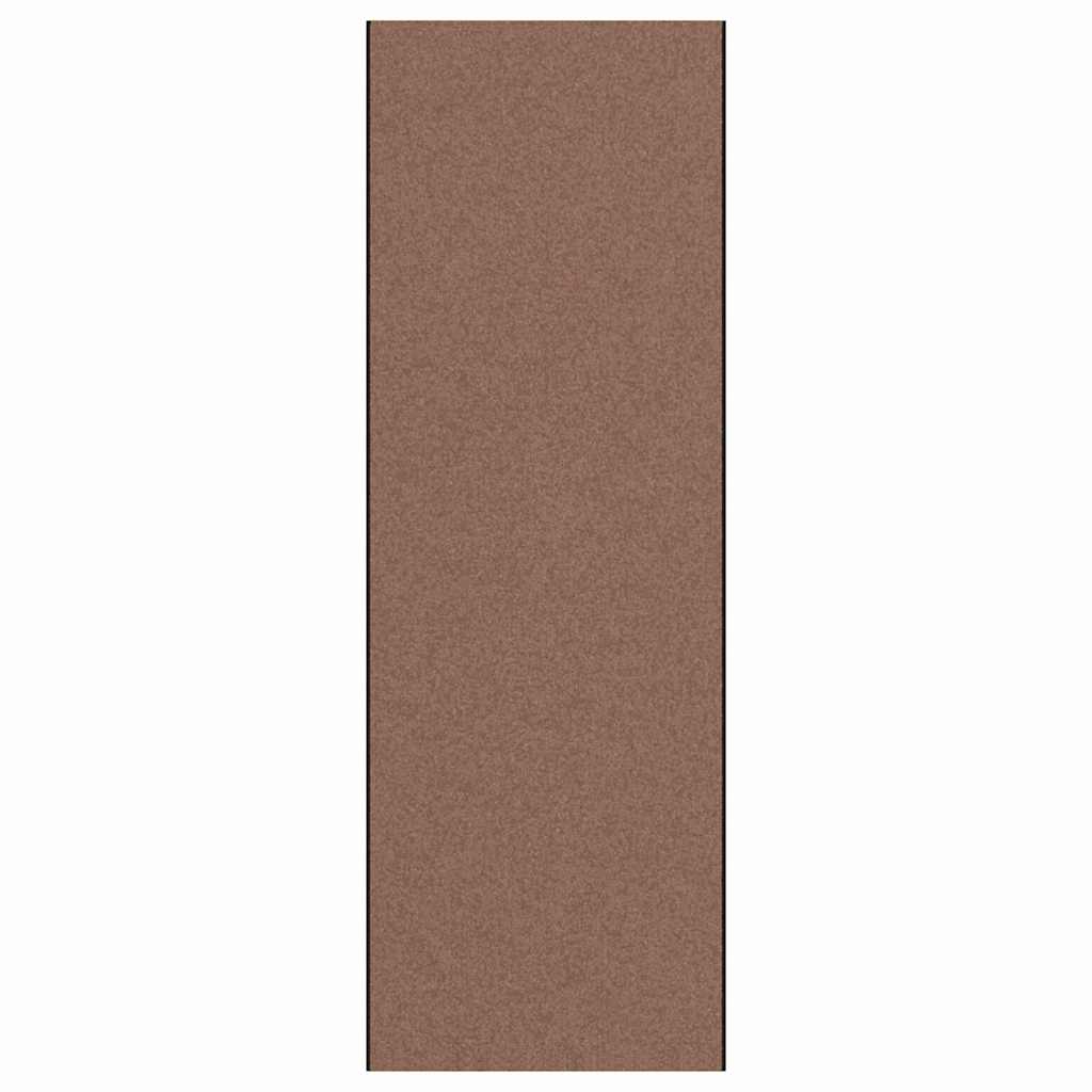 Doormat Brown and Black 120 x 350 cm Polypropylene and vinyl