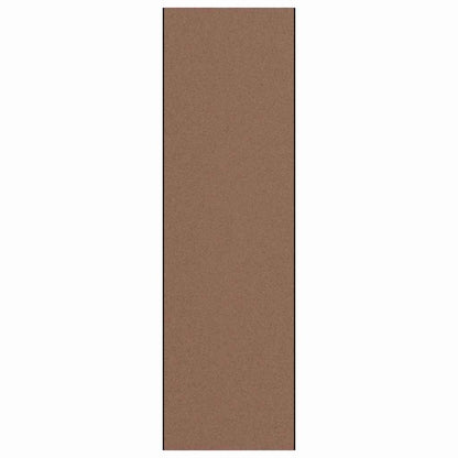 Doormat Brown and Black 120 x 400 cm Polypropylene and vinyl