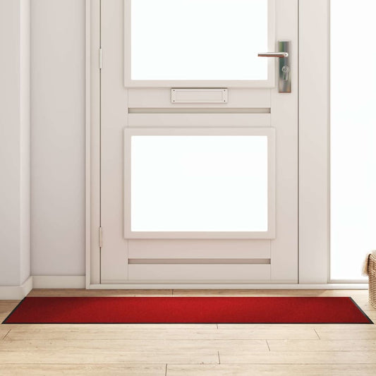 Doormat Other Red and Black 60 x 180 cm Polypropylene and vinyl