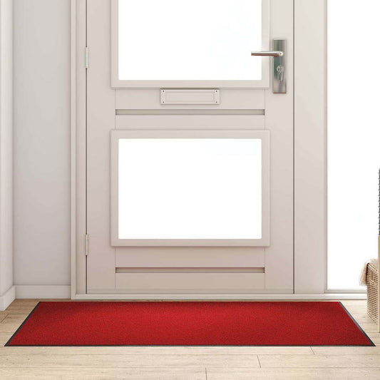 Doormat Other Red and Black 90 x 150 cm Polypropylene and vinyl