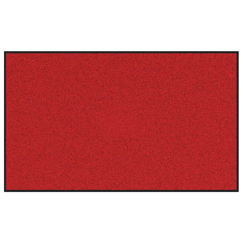 Doormat Other Red and Black 90 x 150 cm Polypropylene and vinyl