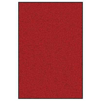 Doormat Red and Black 120 x 180 cm Polypropylene and vinyl