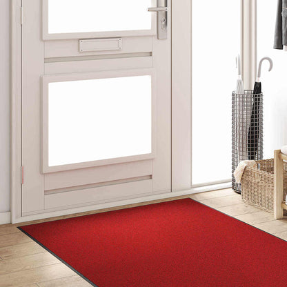 Doormat Red and Black 120 x 250 cm Polypropylene and vinyl
