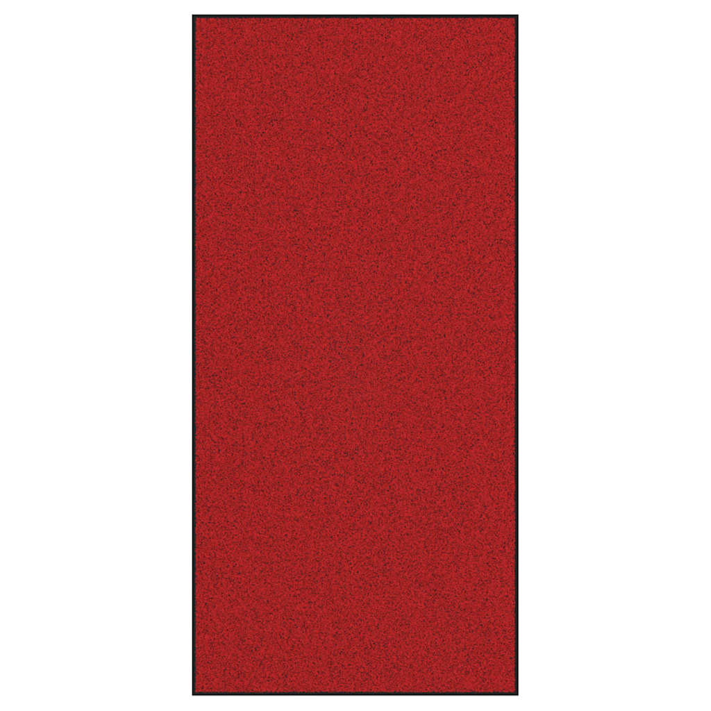Doormat Red and Black 120 x 250 cm Polypropylene and vinyl