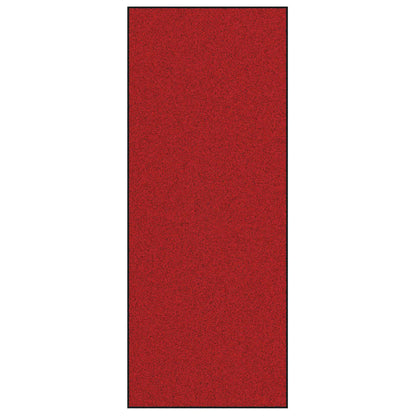 Doormat Red and Black 120 x 300 cm Polypropylene and vinyl