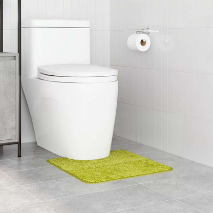 Anti-slip Bath Mat with Toilet Cut Green 50 x 50 cm PP