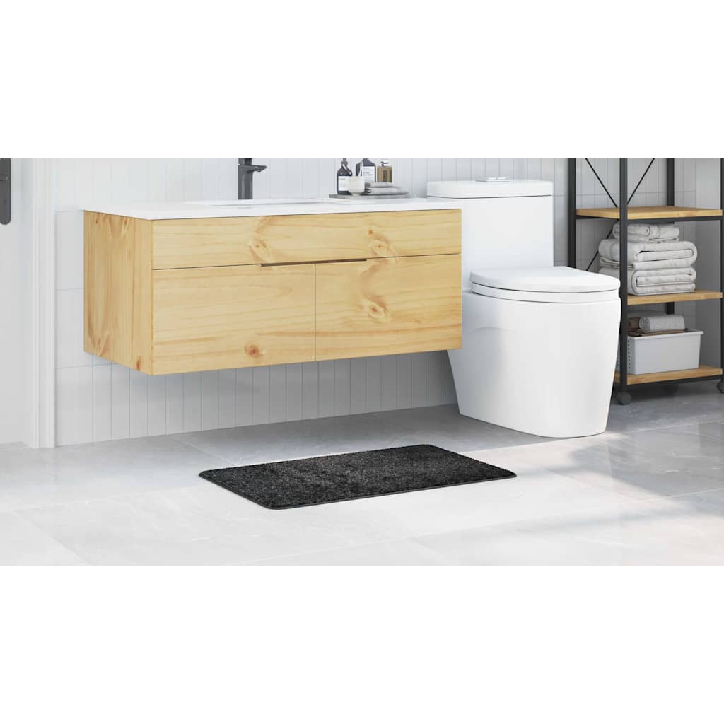 Anti-slip Bath Mat Dark grey 50 x 80 cm PP