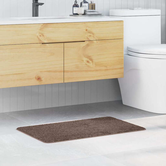 Anti-slip Bath Mat Brown 50 x 80 cm PP
