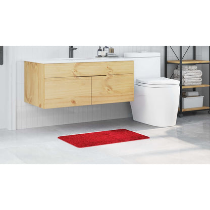Anti-slip Bath Mat Red 50 x 80 cm PP