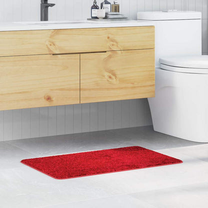 Anti-slip Bath Mat Red 50 x 80 cm PP