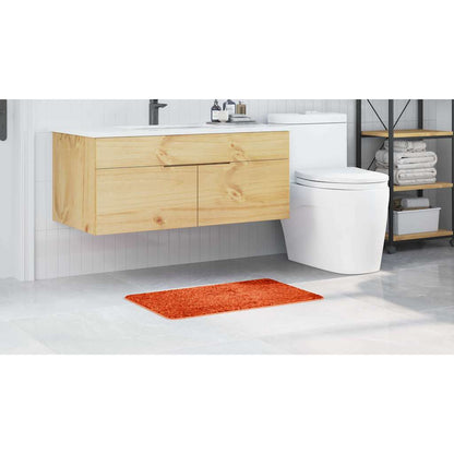 Anti-slip Bath Mat Orange 50 x 80 cm PP