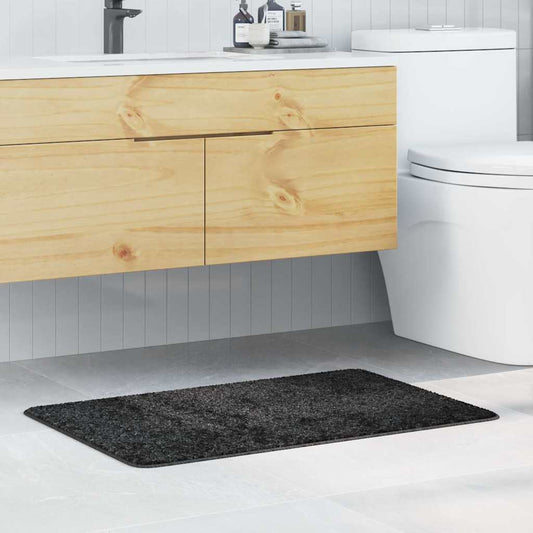 Anti-slip Bath Mat Dark grey 60 x 90 cm PP