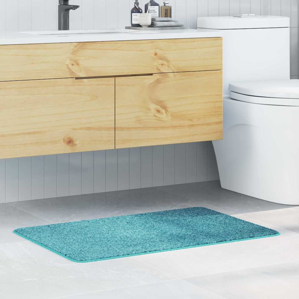 Anti-slip Bath Mat Turquoise 60 x 90 cm PP